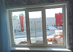 окно в УР, г.Ижевск,ул.Короткова 3. BRUSBOX SUPERAERO70, стеклопакеты 40мм с мультистеклом, фурнитура MACO MM mobile